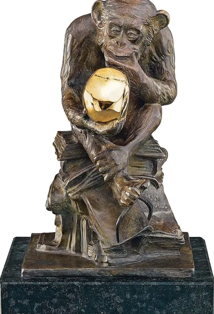 Wolfgang Hugo Rheinhold: »Affe mit Schädel«, 1892-93