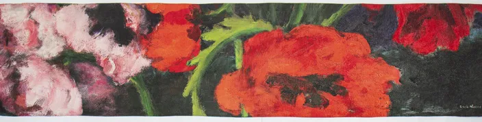 Wollschal »Großer Mohn (Rot, Rot, Rot)« nach Emil Nolde