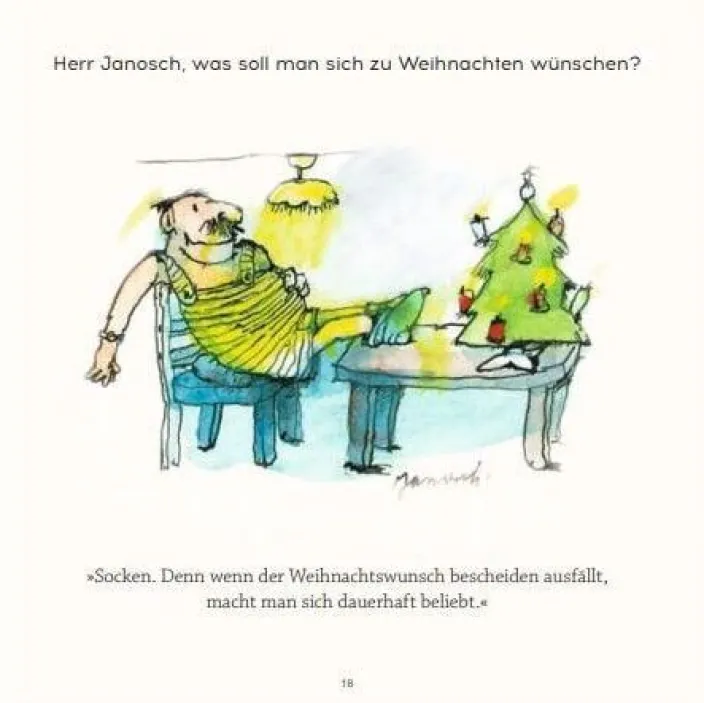 Wondrak Geschenkbuch: »Herr Janosch, freuen Sie sich schon auf Weihnachten?«