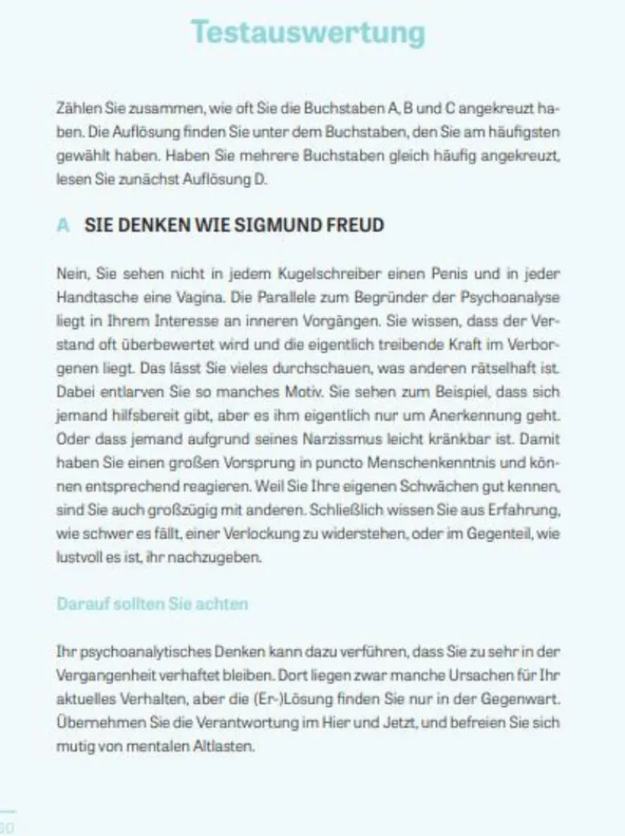 ZEIT WISSEN »Das macht mich aus!«