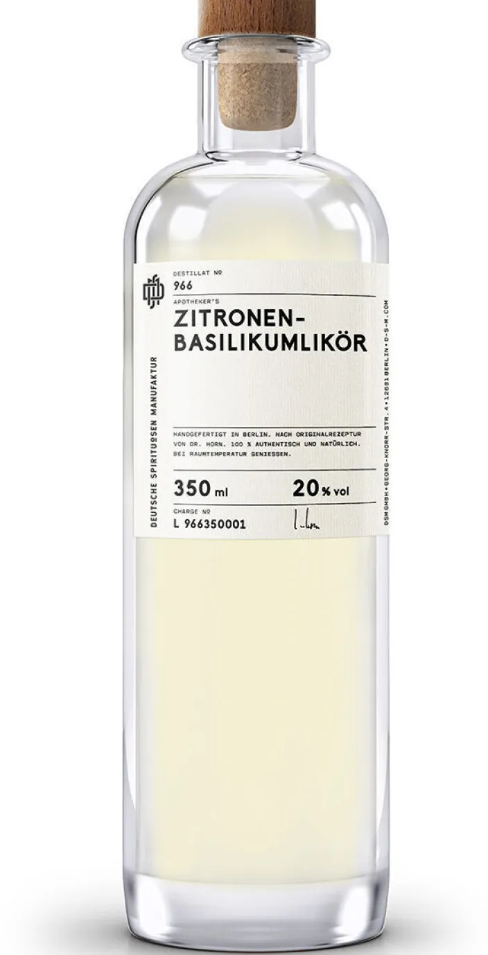 Zitronen-Basilikumlikör »966«